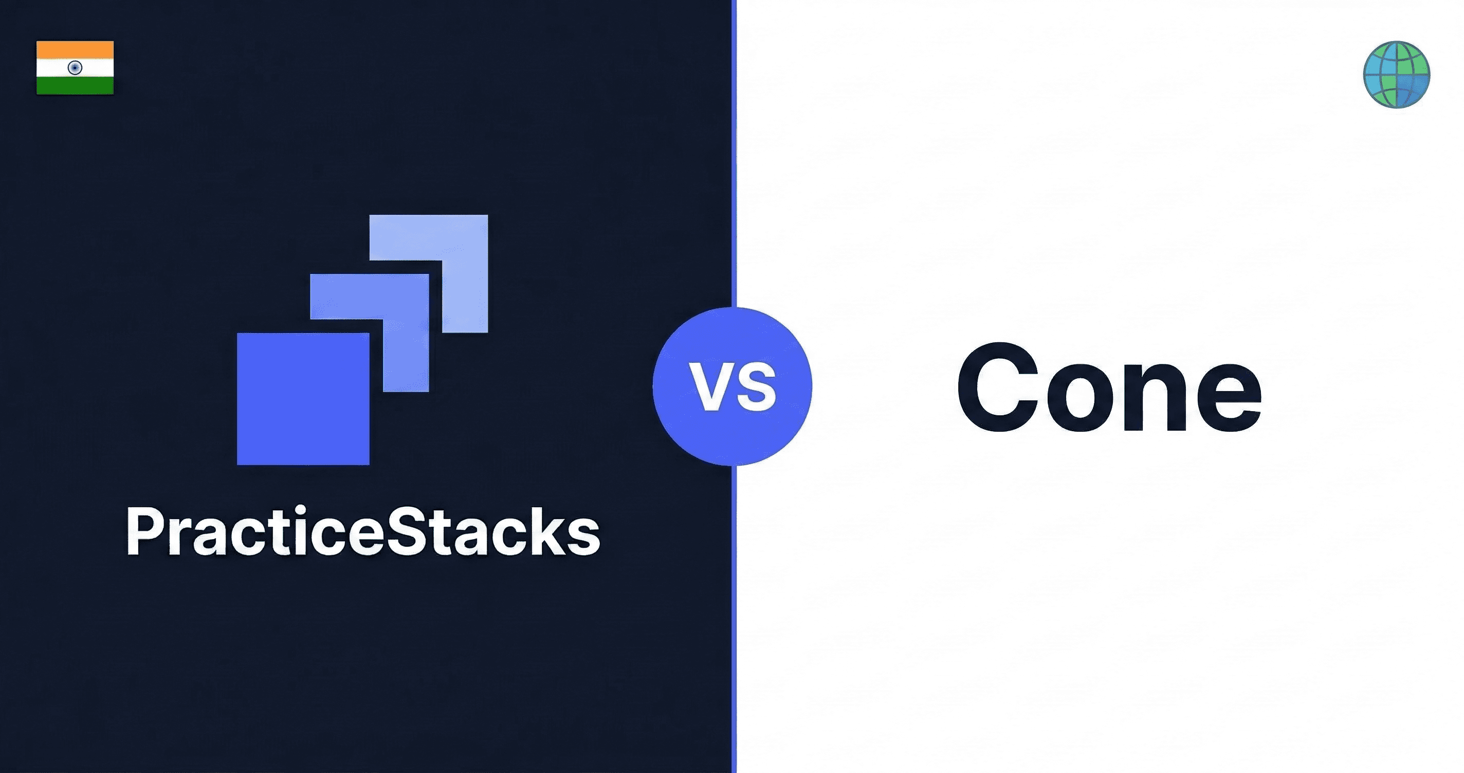 PracticeStacks comparison cover image for practicestacks-vs-cone-proposal-software-india